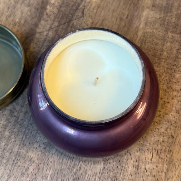 Capri Blue Volcano Anthropologie Purple Luster Jar Purple Luster Jar 19oz UNLIT - Picture 6 of 8